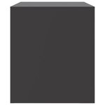 vidaXL Meubles TV 2 Pièces noir 67x39x44 cm acier