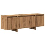vidaXL Meuble TV chêne artisanal 120x30x40 5 cm bois d'ingénierie