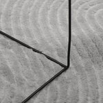 vidaXL Tapis IZA poils courts style scandinave gris Ø 120 cm