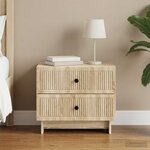 vidaXL Cabinet de chevet avec tiroir Chêne Sonoma 62 x 34 5 x 47 5 cm