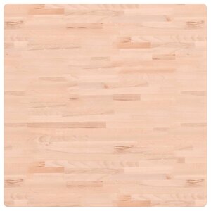 vidaXL Dessus de table 90x90x1 5 cm carré bois massif de hêtre