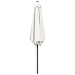 vidaXL Parasol de jardin 230 x 230 cm Polyester Rectangulaire Crème