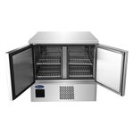 Table réfrigérée positive gn 1/1 - 2 portes 210 litres - atosa - r600a - acier inoxydable2210885pleine x759x885mm