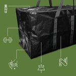 Pack and Move - Lot 16 Grands Sacs Déménagement Recyclé - Rangement Et Transport Ultra Résistant - Réutilisable - Poignées Solides - 100L