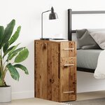Armoire à pharmacie en bois ancien 20x45 5x60 cm en bois d'ingénierie