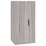 vidaXL Ensemble de meubles TV 2 Pièces Sonoma gris Bois d'ingénierie