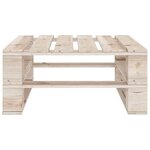 Vidaxl salon de jardin palette 5 pièces bois de pin