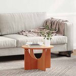 vidaXL Table basse Marron cire 50 x 50 x 35 cm Bois massif en pin
