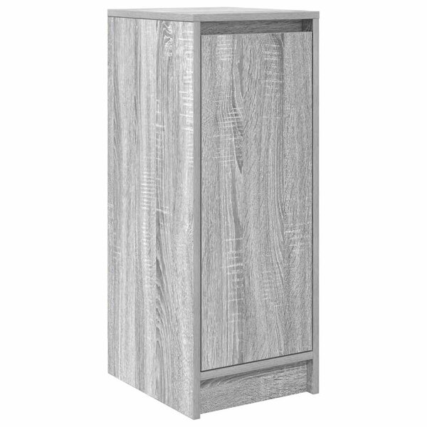 vidaXL Armoire à chaussures sonoma gris 29 5x34x76 cm bois ingénierie