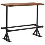 vidaXL Mobilier de bar 5 Pièces Bois de récupération massif