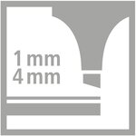 Etui de 6 Surligneurs de poche SWING COOL Pte Biseautée 1 - 4 mm STABILO