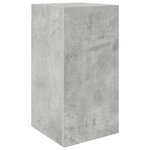 vidaXL Ensemble de meuble TV 6 Pièces Gris béton Bois d'ingénierie