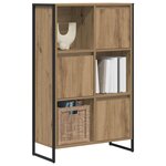 vidaXL Bibliothèque Chêne artisan 68 x 30 x 108.5 cm Bois d'ingénierie
