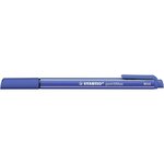 Stylo feutre pointMax pointe moyenne 0.8mm bleu x 10 STABILO