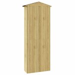 vidaXL Abri à outils de jardin 87x33x222 cm Bois de pin imprégné