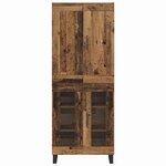 vidaXL Haut Armoire Bois ancien 69 5 x 34 x 180 cm Bois d'ingénierie