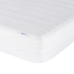 vidaXL Lit Viana avec matelas gris 140x200 cm similicuir