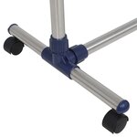 vidaXL Porte-vêtements réglable Acier inoxydable 165x44x150 cm Argenté