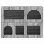 vidaXL Buffet Gris Sonoma 80 5 x 35 x 59 cm Bois d'ingénierie