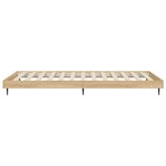vidaXL Cadre de lit sans matelas chêne sonoma 75x190 cm