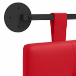 vidaXL Tête de lit suspendue Rouge Simili cuir