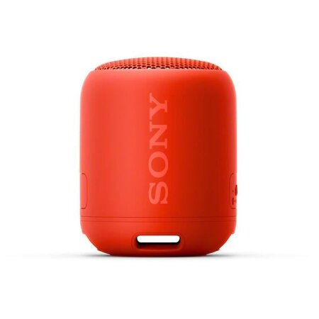 Sony srsxb12r.ce7 enceinte portable - bluetooth - extra bass - waterproof - 16h d'autonomie - rouge