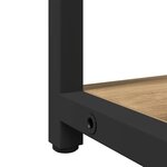 vidaXL Ensemble de mobilier de salle de bain avec étagère 2 Pièces Marron