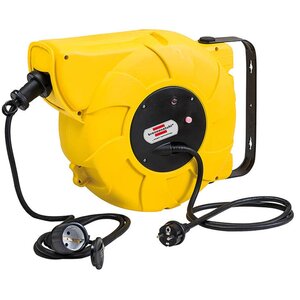 Brennenstuhl enrouleur de câbles automatique ip44 16 + 2 m