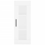 vidaXL Buffet haut Blanc 34 5x34x180 cm Bois d'ingénierie