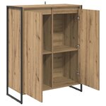 vidaXL Cabinet à chaussures avec porte Chêne artisan 79 x 36 x 100 cm