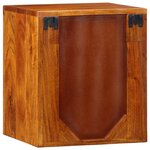 vidaXL Cabinet de chevet avec tiroir 2 Pièces Marron 35 x 30 x 40 cm