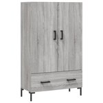 vidaXL Buffet haut sonoma gris 69 5x31x115 cm bois d'ingénierie