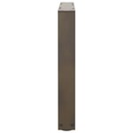 vidaXL Pieds de table basse en forme de V  2 pièces  acier naturel  50 x (42-43 3) cm