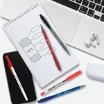 Etui de 4 Stylso Encre Gel FlexGrip GEL Pointe Moyenne Bleu Paper Mate