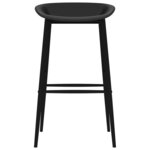 vidaXL Ensemble de bar 7 Pièces Noir