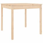 vidaXL Table de jardin 82 5x82 5x76 cm bois massif de pin