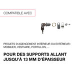 Serrure multi-usages