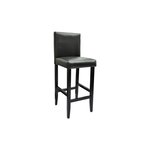 Set de 1 table de bar et 4 tabourets noir