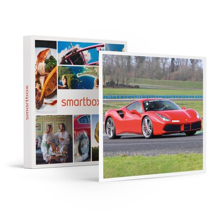 SMARTBOX - Coffret Cadeau Sensations sur circuit au volant ou en passager d'une Ferrari 488 GTB -  Sport & Aventure