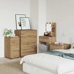 vidaXL Armoire de rangement Chêne artisanal 40 x 48 x 81 cm