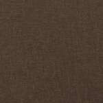 vidaXL Cadre de lit sans matelas marron foncé 120x200 cm tissu