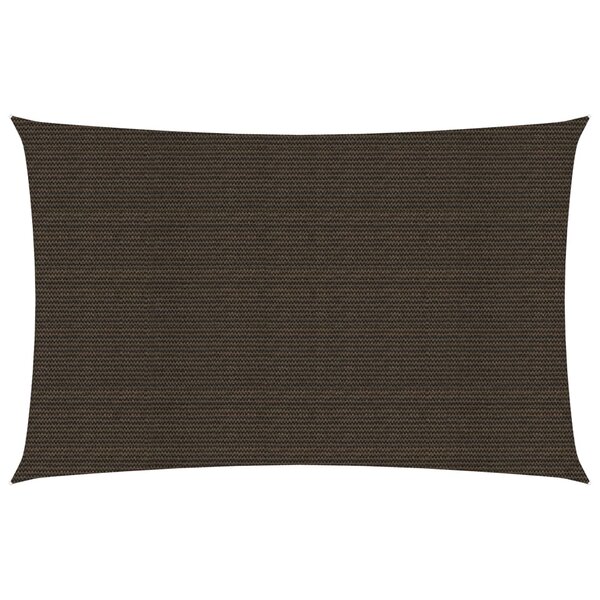 vidaXL Voile d'ombrage 160 g/m² Marron 4x6 m PEHD