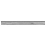 Tiroirs de lit vidaXL Gris Sonoma 180x36 5x16 5 cm en bois d'ingénierie