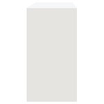 vidaXL Table console Blanc 89x41x76 5 cm Acier