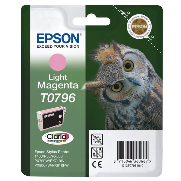 Epson cartouche t0796- magenta clair - 11ml