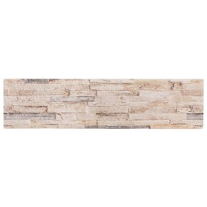 vidaXL Panneaux muraux 3D 14 Pièces blanc et rouge 100x25 cm EPS