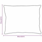 vidaXL Couette Autre avec oreiller 3 Pièces Blanc 260 x 220 cm Bas