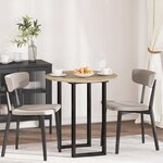 vidaXL Plateau de table Chêne sonoma 70 x 70 x 1.5 cm
