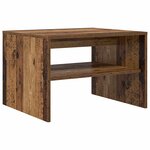 vidaXL Table basse Bois ancien 60 x 50 x 40 cm Bois d'ingénierie