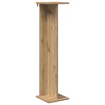 vidaXL Support de Plante 2 pièces Chêne artisanal 25 x 25 5 x 100 5 cm